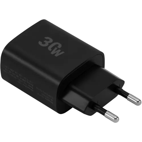 Сетевое зарядное устройство Digma DGW3C, USB-C, 30Вт, 3A, черный [dgw3c0f010bk]