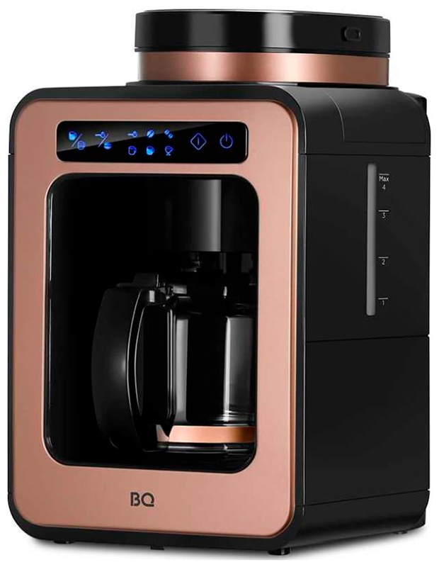 Капельная кофеварка со встроенной кофемолкой BQ CM7000 Розовое Золото-Черный