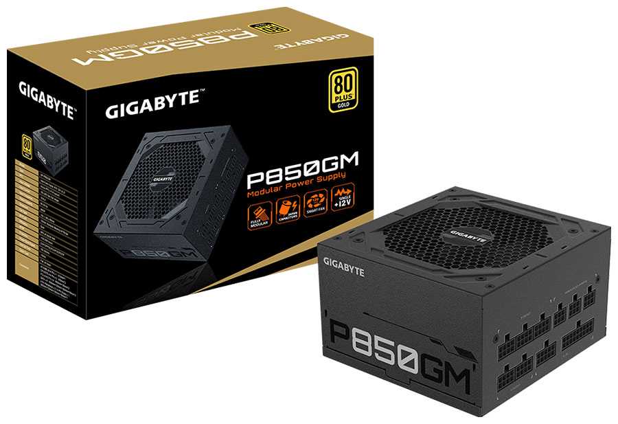 Блок питания Gigabyte ATX2.31 850W GP-P850GM черный