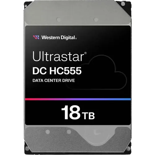 Жесткий диск WD Ultrastar DC HC555 WUH722018CLE6L4, 18ТБ, HDD, SATA III, 3.5" [0b48723]