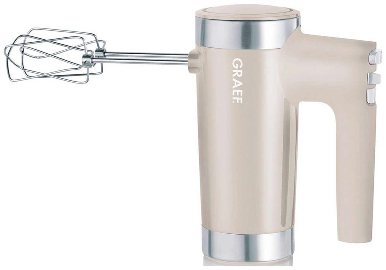 Миксер Graef HM 508 taupe, 7 скоростей, режим турбо, мощность 600 Вт