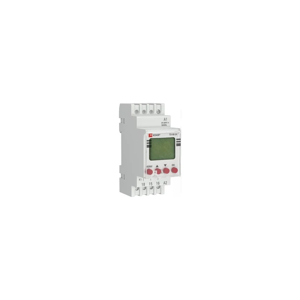Электронный таймер EKF ТЭ-80 24-230В PROxima te-80-24