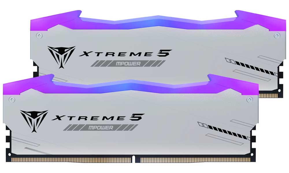 Оперативная память Patriot Memory DDR5 48Gb (2x24Gb) 8000Mhz XTREME 5 RGB MPOWER (PVXR548G80C38KM)