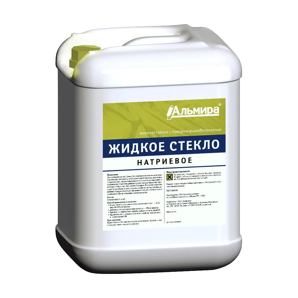 Натриевое жидкое стекло АЛЬМИРА 00-00000689