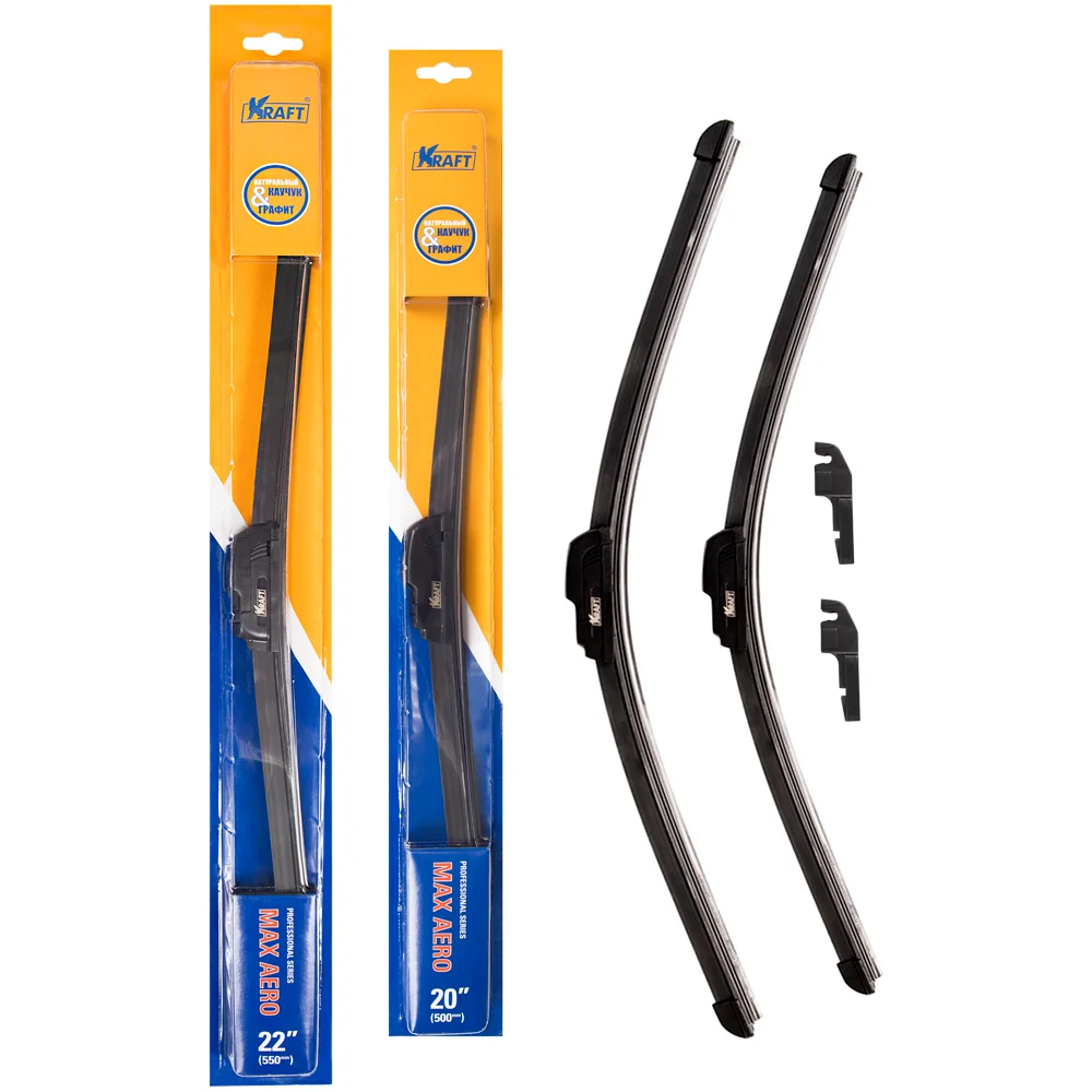 Комплект бескаркасных щеток стеклоочистителя KRAFT 830909