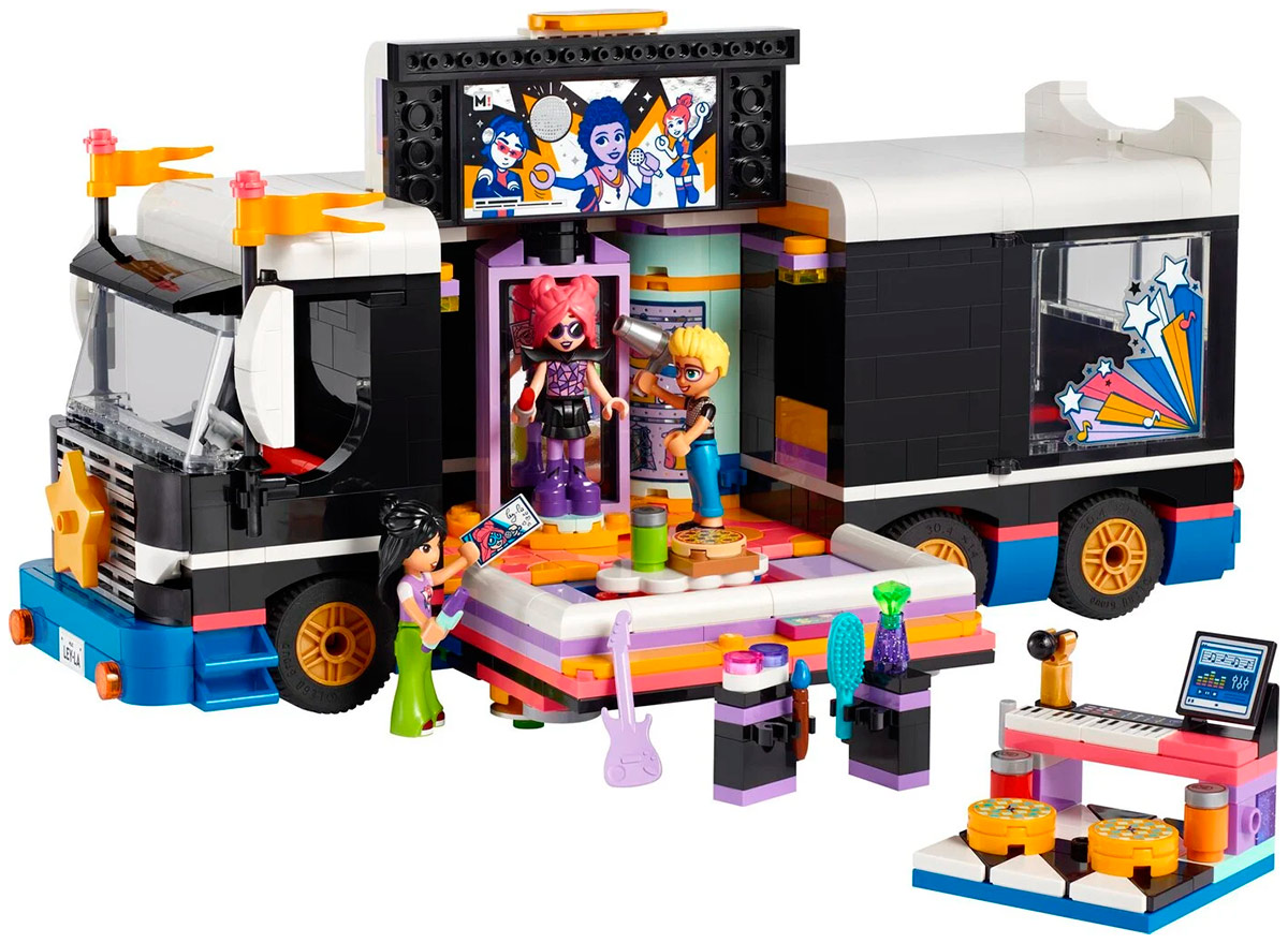 Конструктор Lego Friends Автобус Поп-звезды (42619)