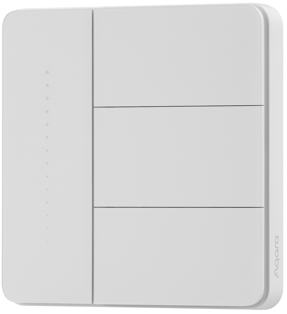Умный выключатель Aqara Z1 Pro ZNQBKG44LM, 3-х кл., белый (ZNQBKG44LM_WH)