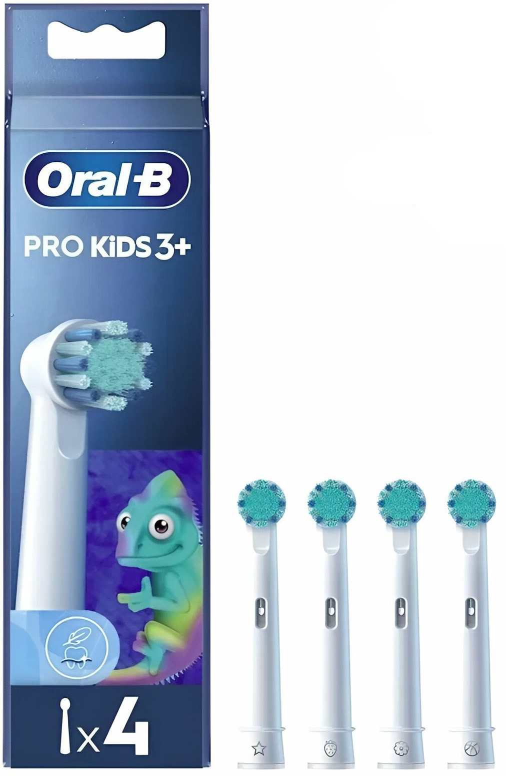 Насадки для зубной щетки Braun ORAL-B Vitality Pro Kids EB10S Chameleon 4 шт