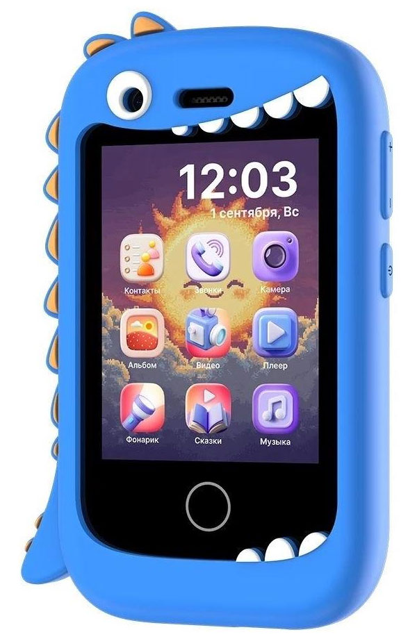 Детский смартфон Elari GamePhone черный/синий