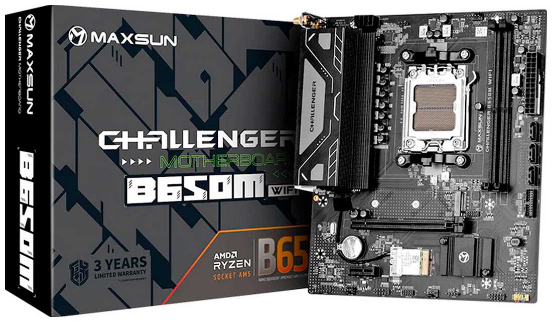 Материнская плата Maxsun MS-Challenger B650M WIFI