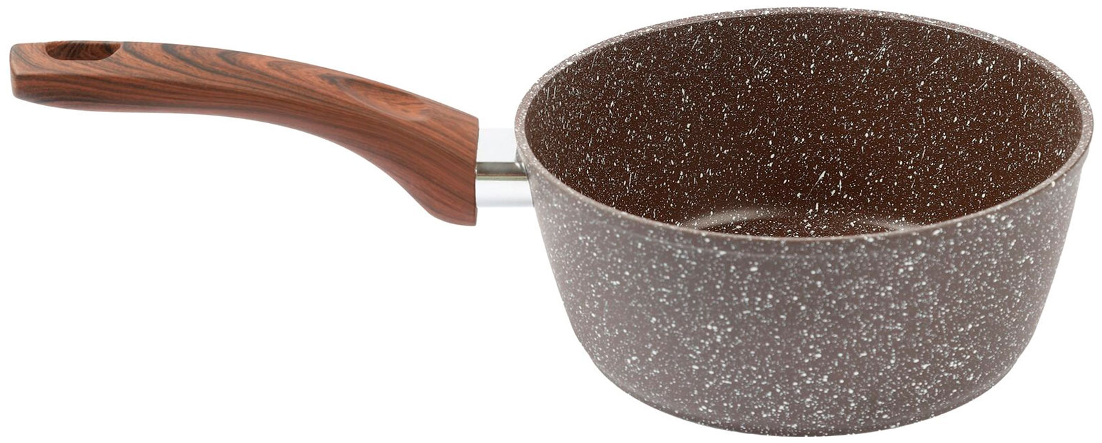 Ковш Rashel R-106/18, коричневый гранит