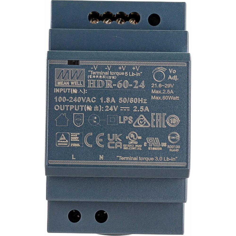 Компактный блок питания ELSEN HDR-6-24