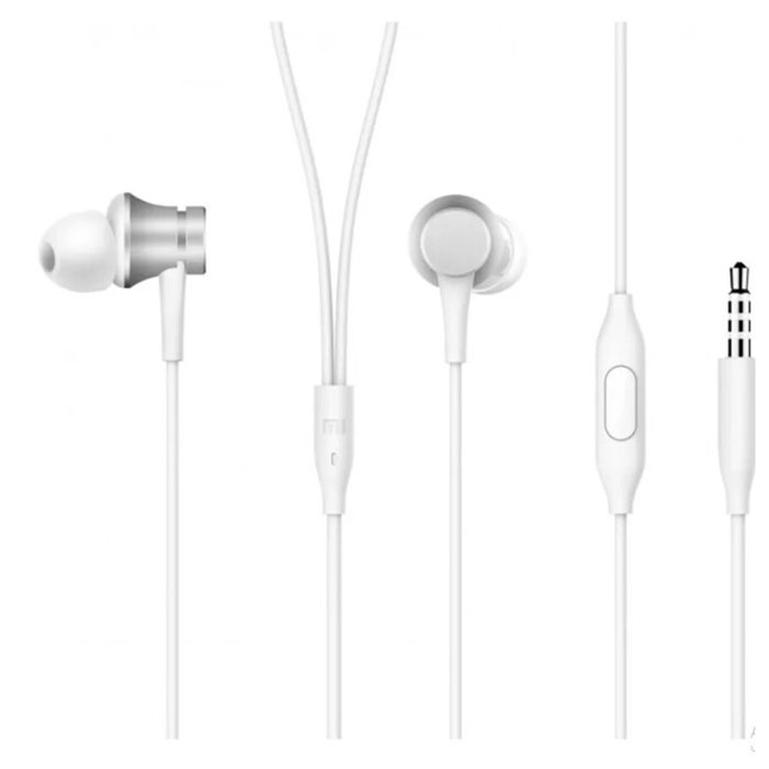 Вставные наушники Xiaomi Mi In-Ear Headphones Basic Silver HSEJ03JY (ZBW4355TY)