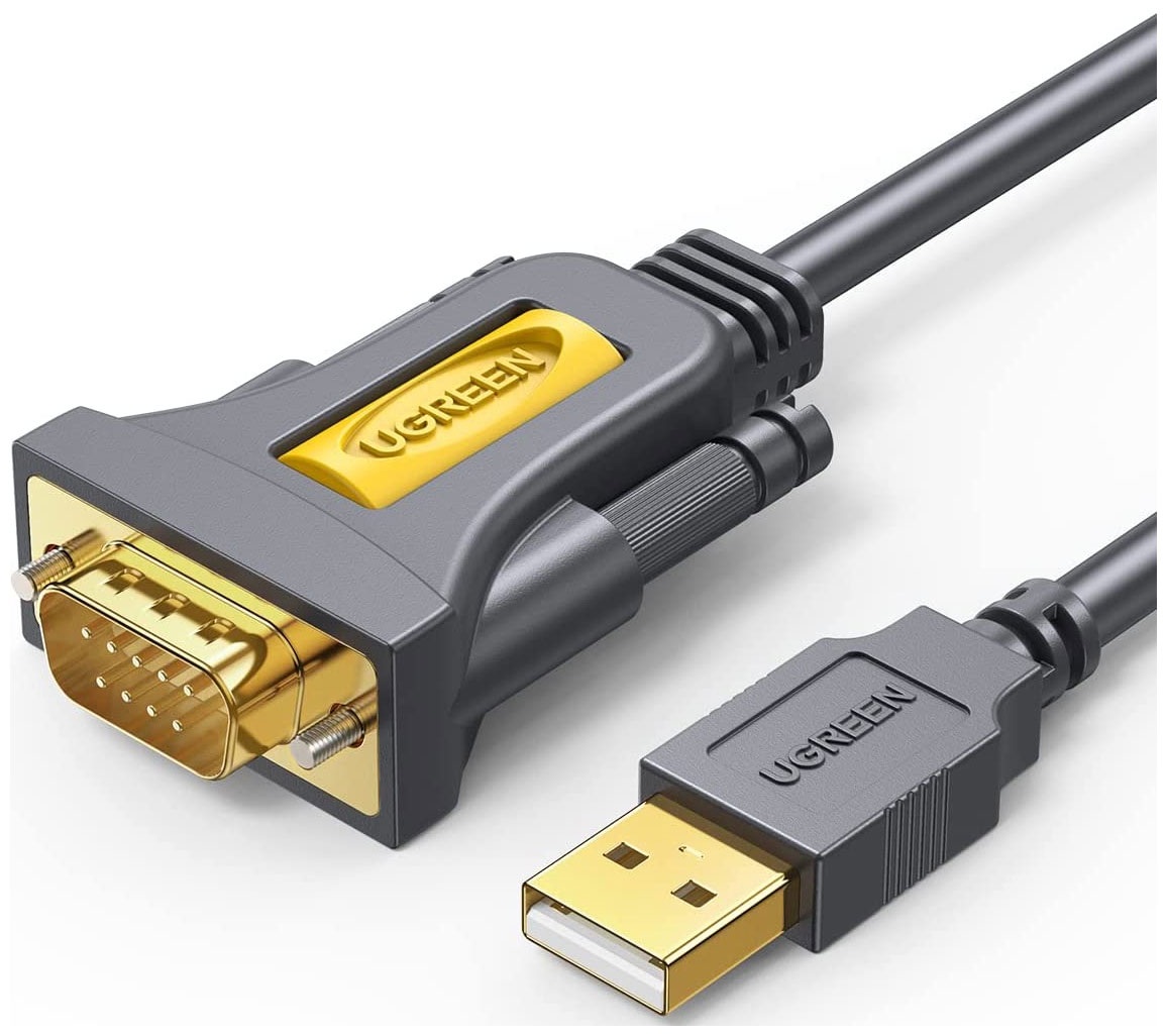 Кабель-адаптер  Ugreen USB 2.0 A-DB9 RS-232, 2 м (20222)