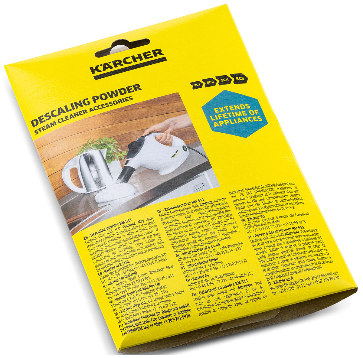 Порошок для удаления накипи Karcher RM 511 (6x17 г)