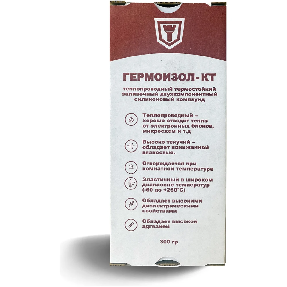 Теплопроводный двухкомпонентный силикон компаунд ГЕРМОИЗОЛ ТУ 20.16.57‐018‐03495485‐2019 БП-00001997