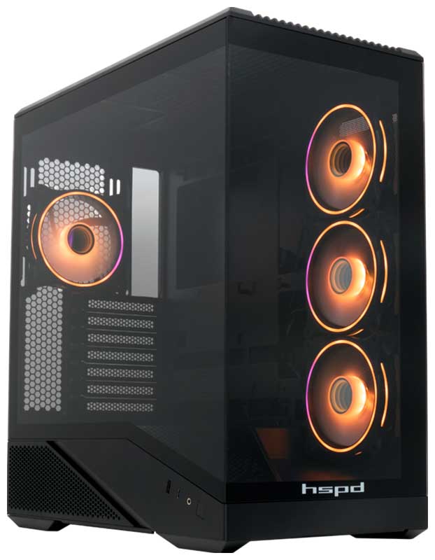 Компьютерный корпус HSPD F711-TGBK- ARGB