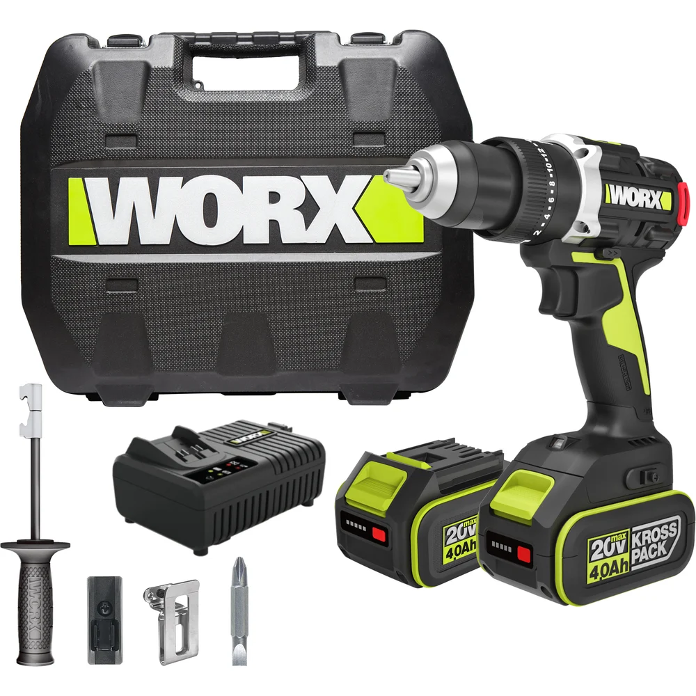 Аккумуляторная ударная дрель-шуруповерт WORX Professional WU373.2