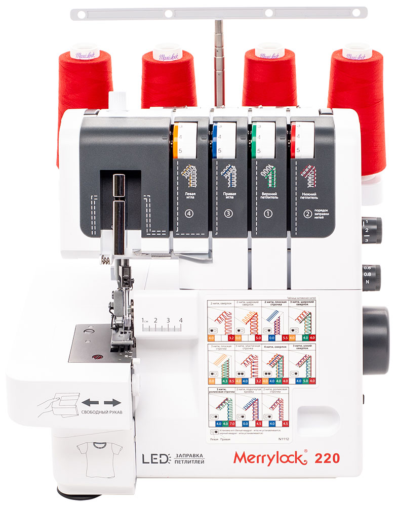 Оверлок Merrylock 220 белый