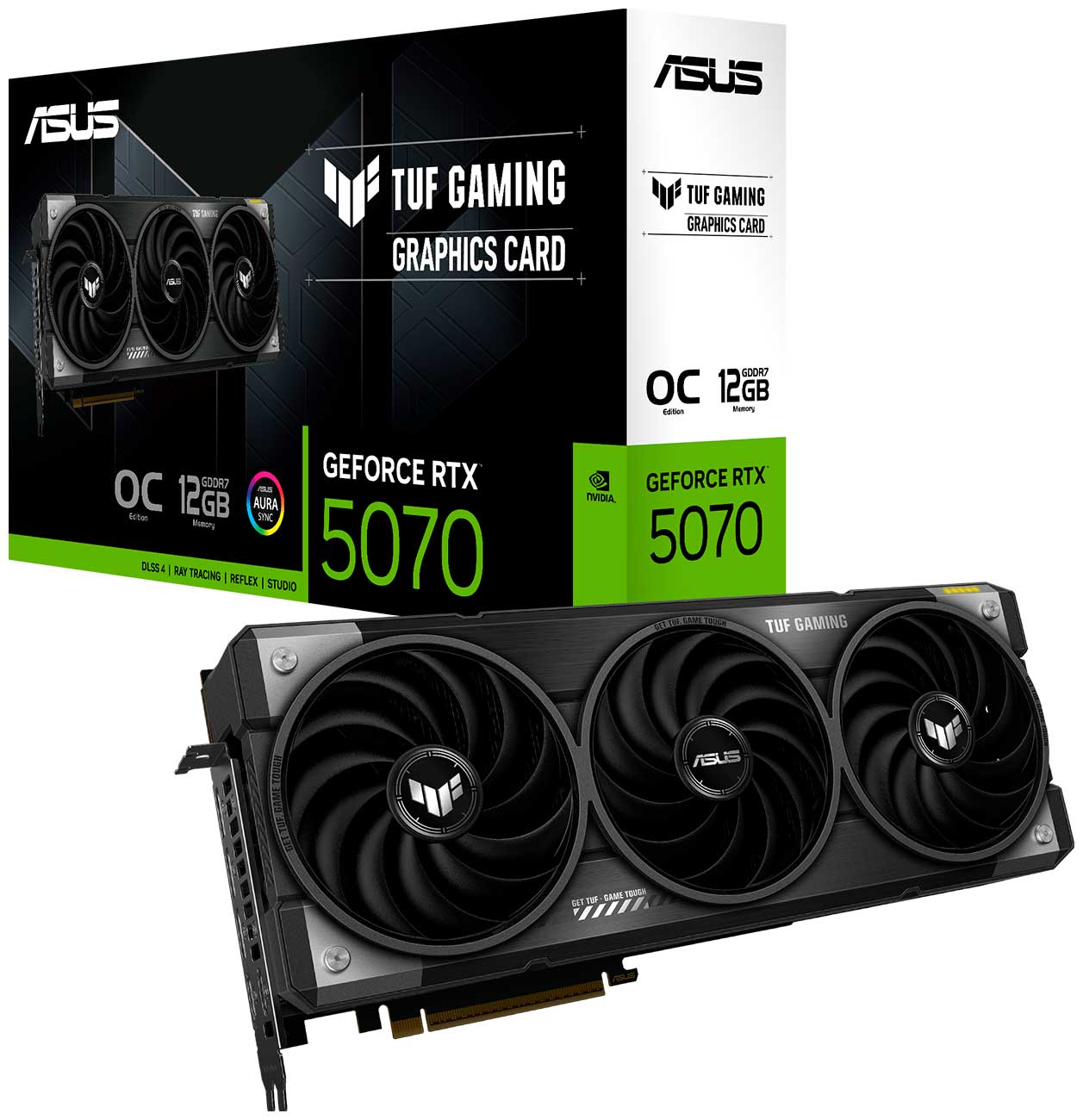 Видеокарта Asus GeForce RTX 5070 TUF Gaming OC 12GB (TUF-RTX5070-O12G-GAMING)