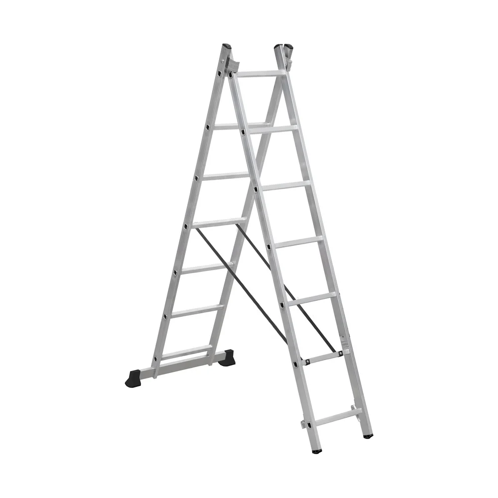 Двухсекционная алюминиевая лестница SevenBerg 920207