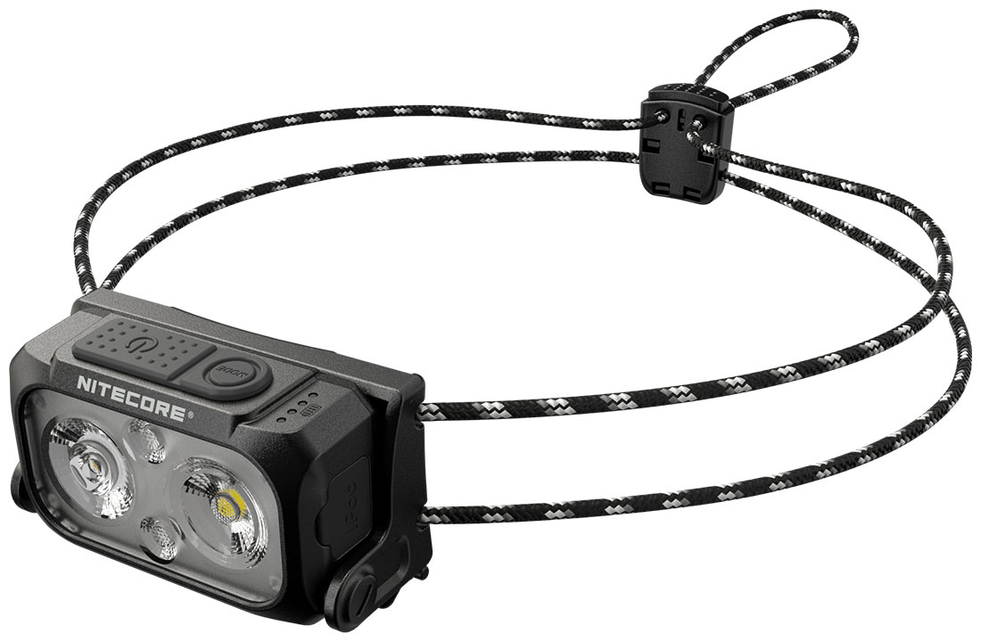 Налобный фонарь Nitecore NU25 UL, 400люмен, 45часов, 64м, З/У USB-C, АКБ Li-ion 3.7v 650mAh