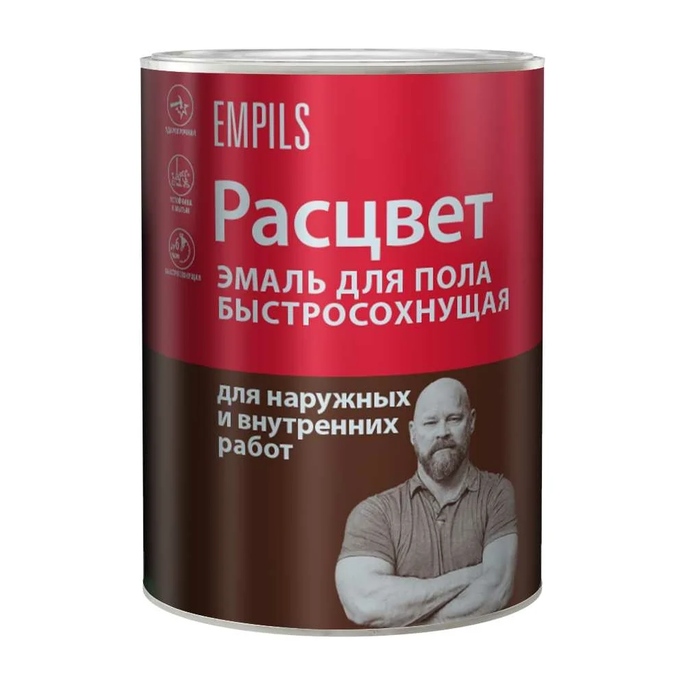 Быстросохнущая эмаль для пола Расцвет 66021