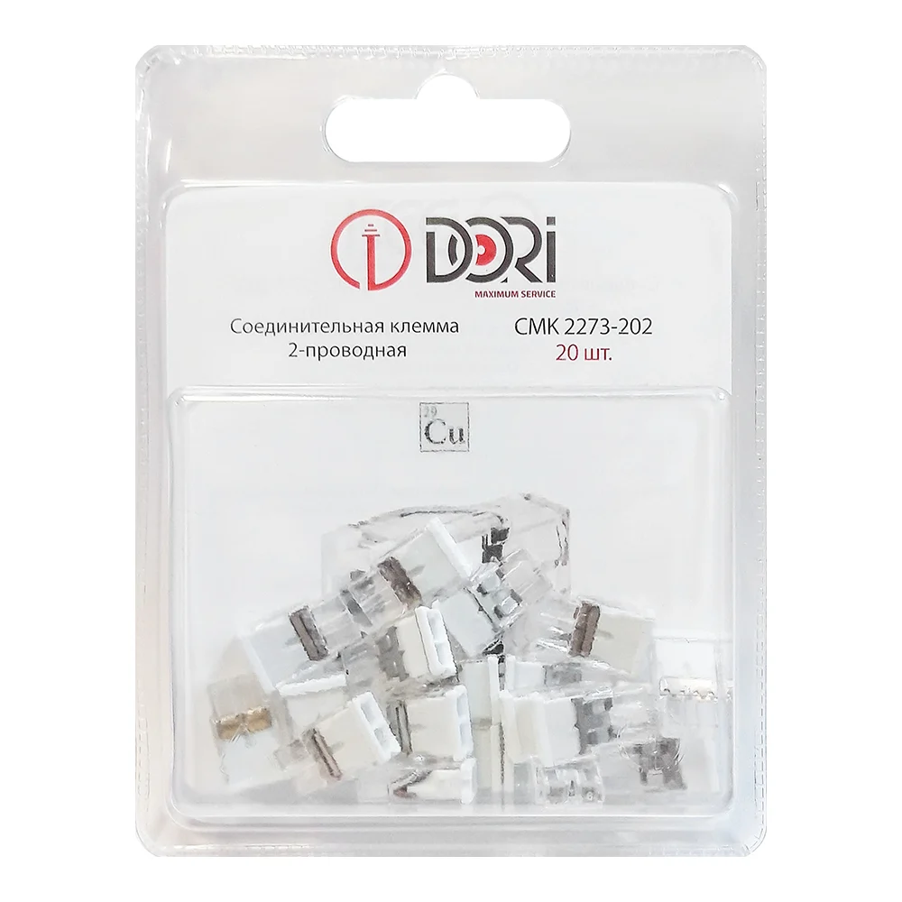 Соединительная 2-проводная клемма DORI CMK 2273-202 47063