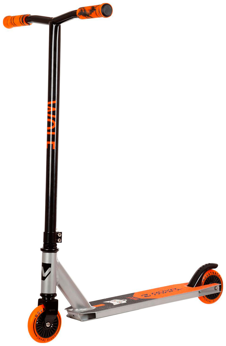 Самокат  Novatrack WOLF60 черно-серый 100P.WOLF.BGR22