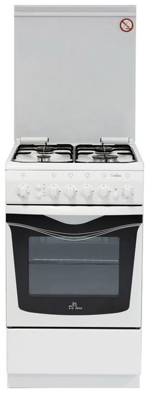 Газовая плита De luxe 506040.11 г (крышка) ЧР