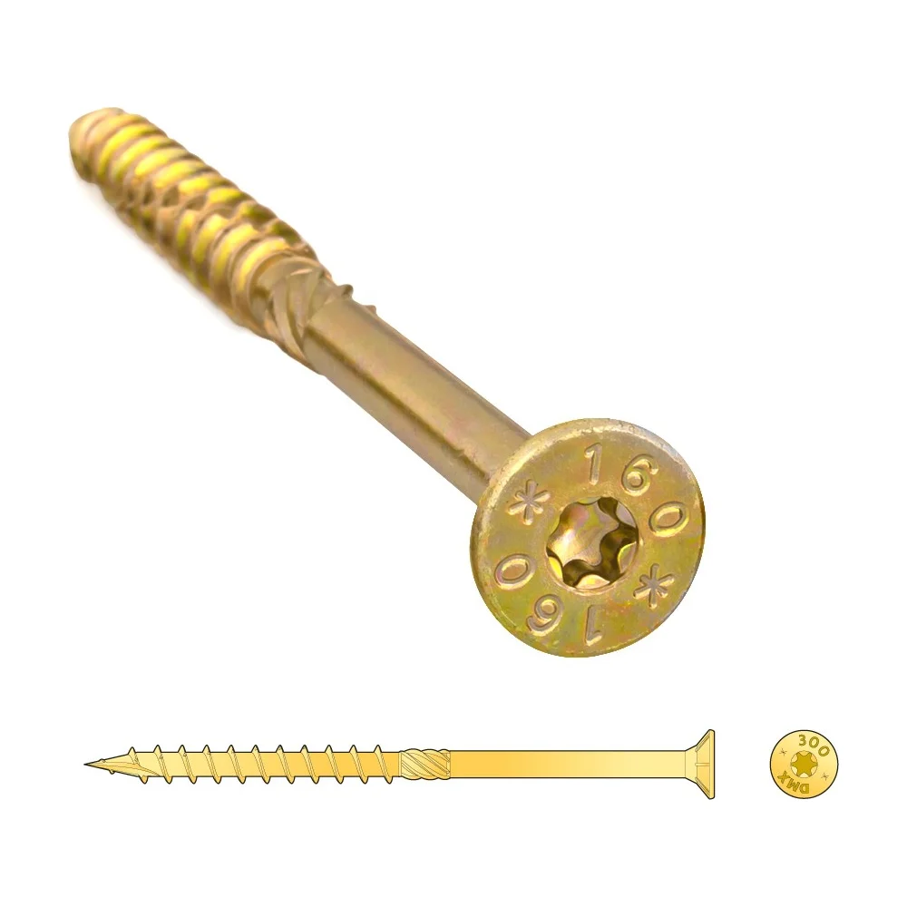 Самонарезающий шуруп для дерева Rusconnect CS 04580 4,5х80 (200 шт.) 314580