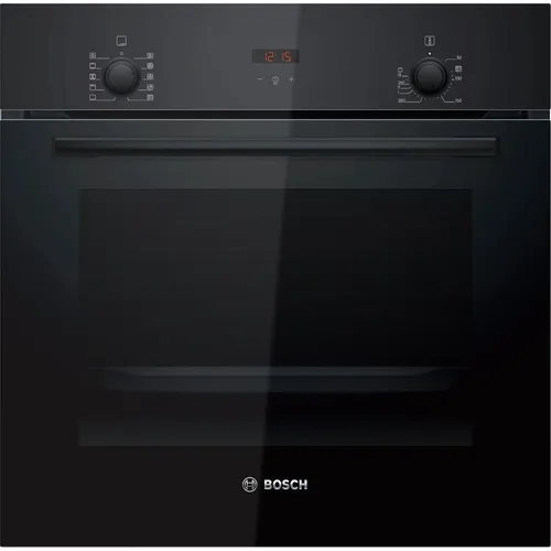 Духовой шкаф электрический Bosch HBF512BB1T, 66л, дверца с 2 стеклами, черный