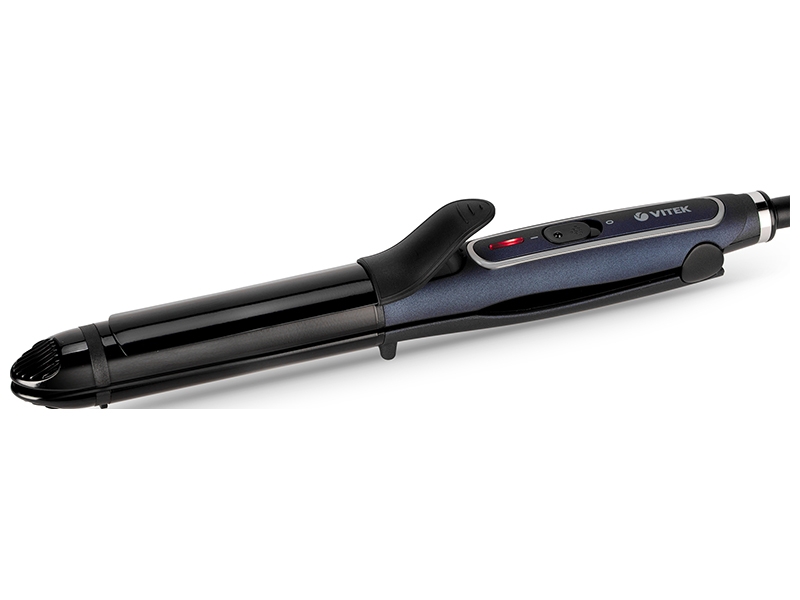 Щипцы Vitek VT-8424, 30Вт, синий, макс.темп. 200С, покрытие: керамическое