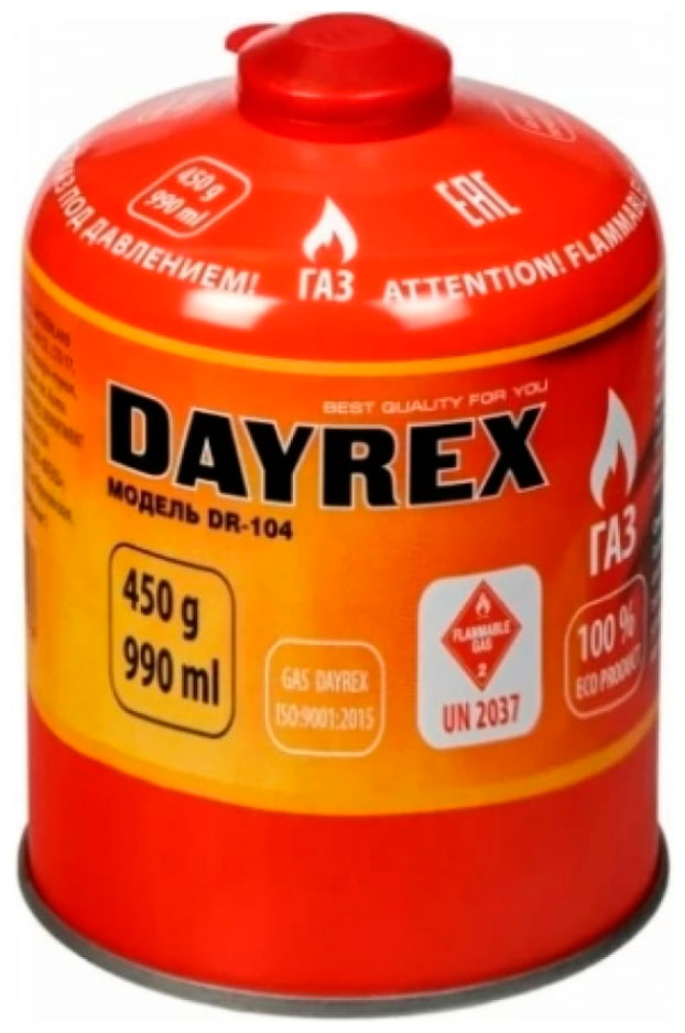 Газовый баллон  Dayrex 104 1/12 450 гр.