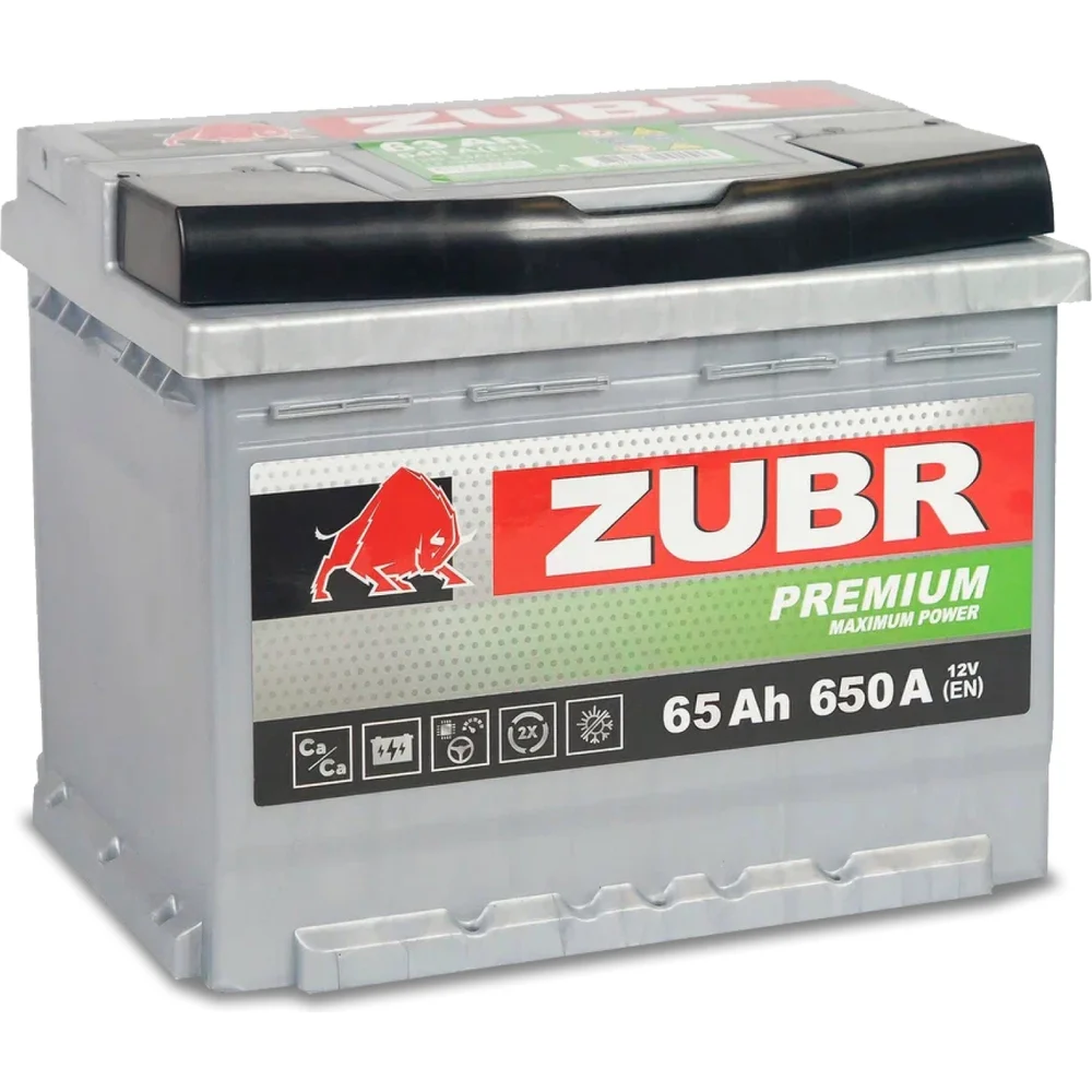 Низкий аккумулятор ZUBR Premium ZP650
