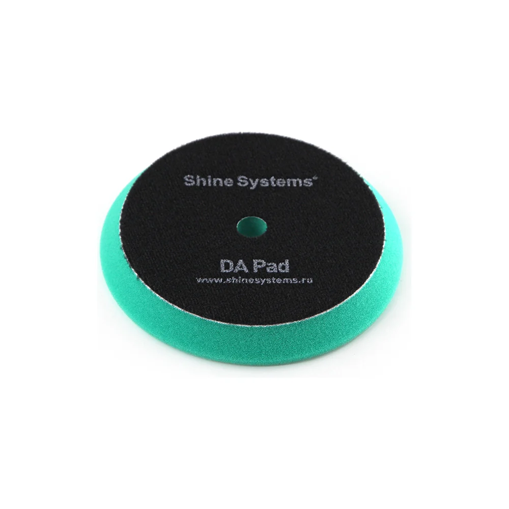 Экстра твердый полировальный круг Shine systems DA Foam Pad Green SS562
