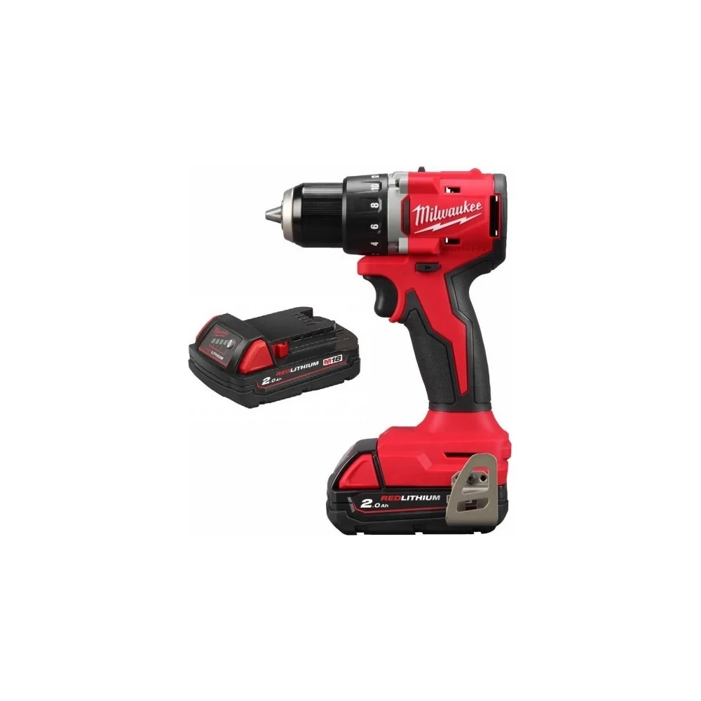 Аккумуляторная дрель шуруповерт Milwaukee BLDDRC-202C