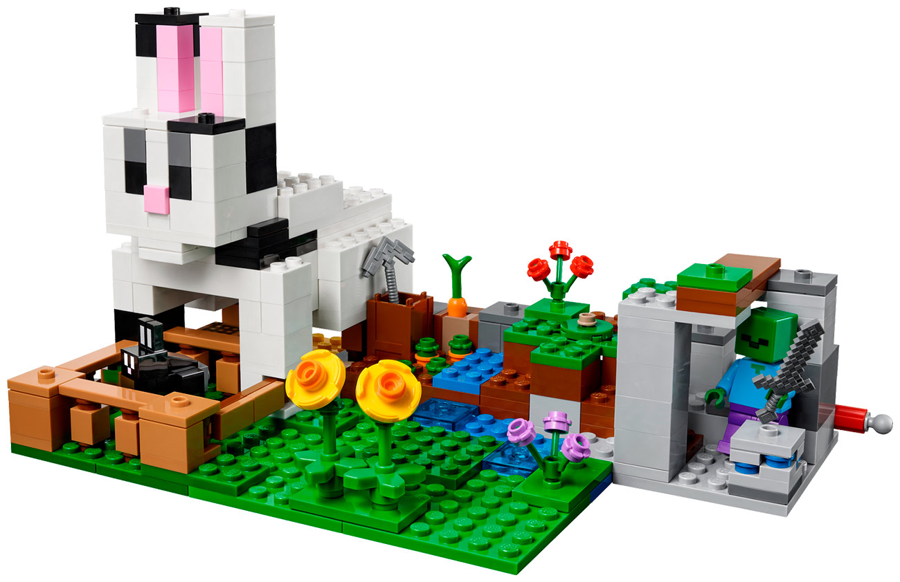 Конструктор LEGO Lego Minecraft "Кроличье ранчо", 21181