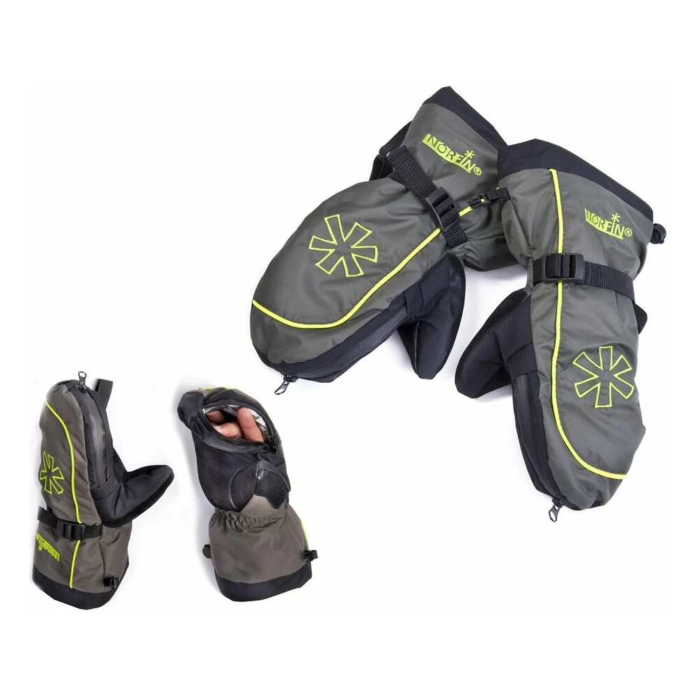 Варежки Norfin COMFORT ZIP GREEN 703176-L