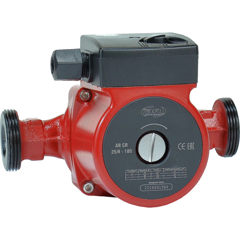 Циркуляционный насос AquamotoR AR CR 25/4-180 red AR153009