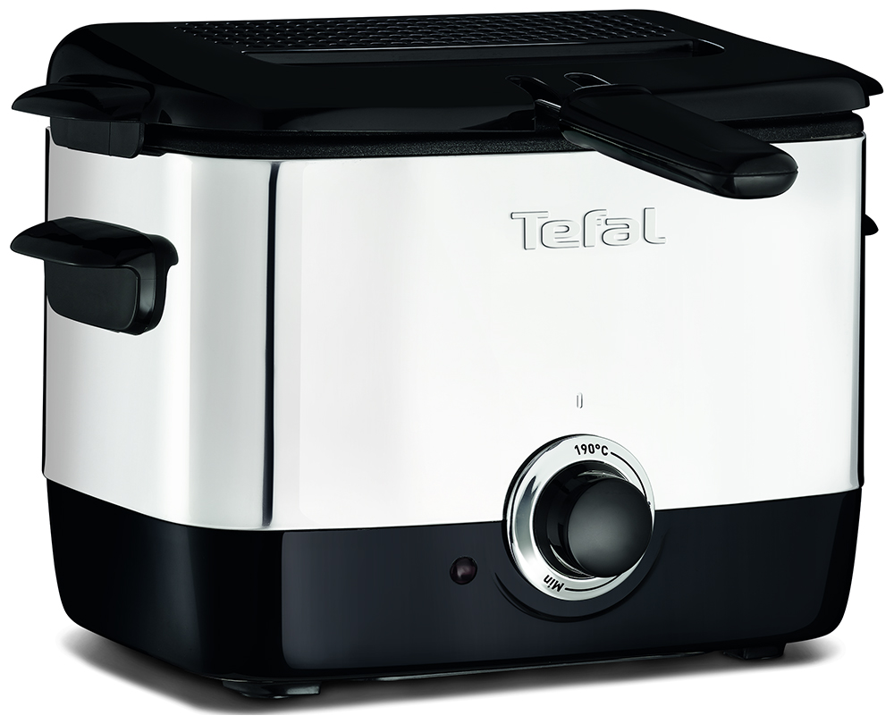 Фритюрница Tefal Minifryer FF220015, серебристый/черный