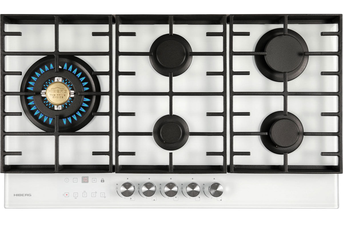 Газовая варочная панель Hiberg VM 9155 W