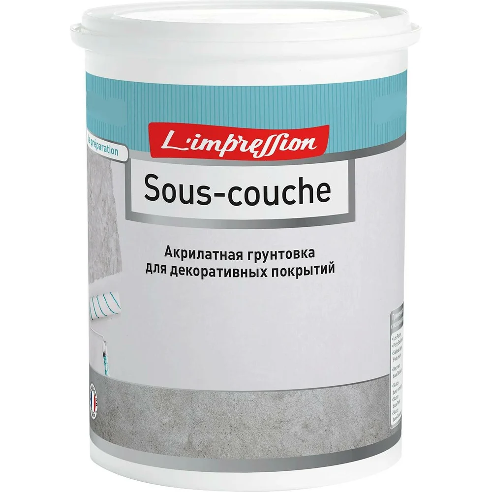 Пигментированная грунтовка для декоративных покрытий L'impression Sous-couche RUFES5DG28