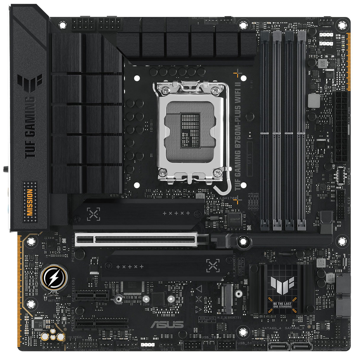 Материнская плата Asus TUF GAMING B760M-PLUS WIFI II (LGA1700 mATX)
