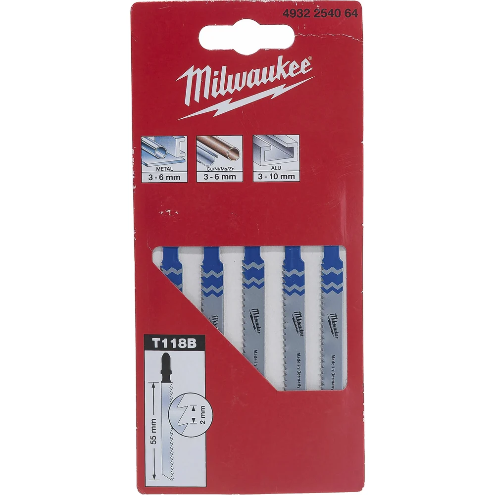 Полотна для лобзика Milwaukee 4932254064
