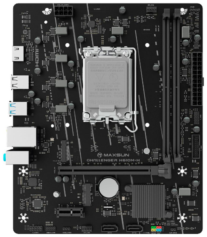 Материнская плата Maxsun MS-Challenger H610M-H (LGA1700, mATX)