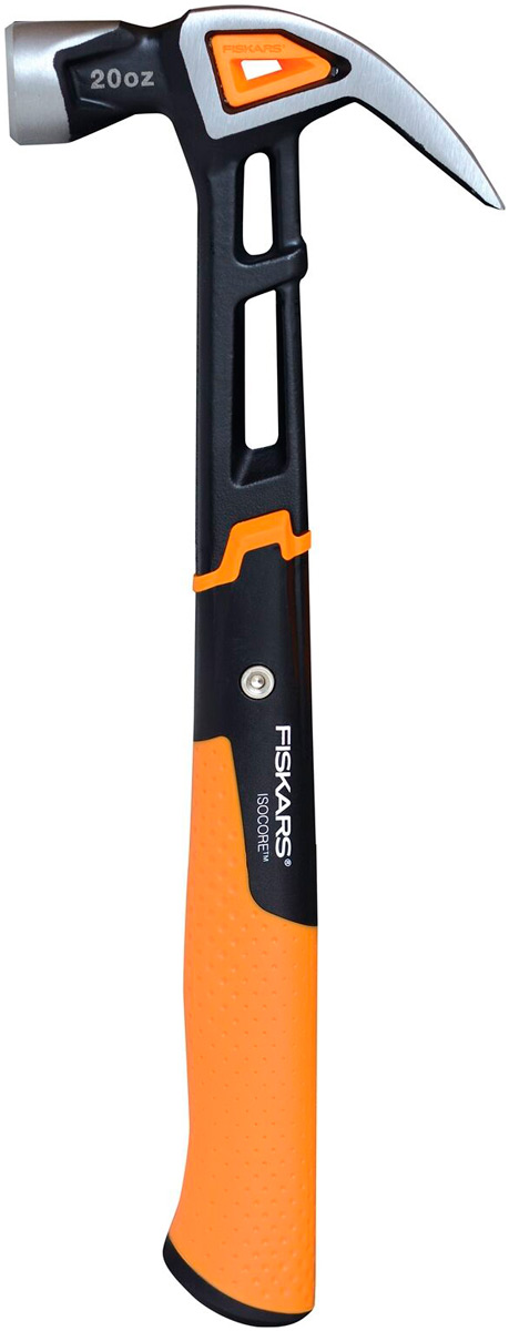 Молоток Fiskars с загнутым гвоздодёром L 20oz|13.5" 1027203