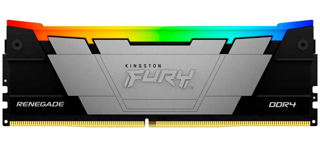 Оперативная память Kingston DDR4 16Gb 3200MHz FURY Renegade RGB (KF432C16RB12A/16)