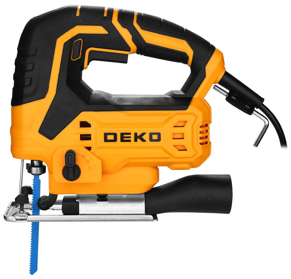 Лобзик Deko DKJS850E, желтый/черный