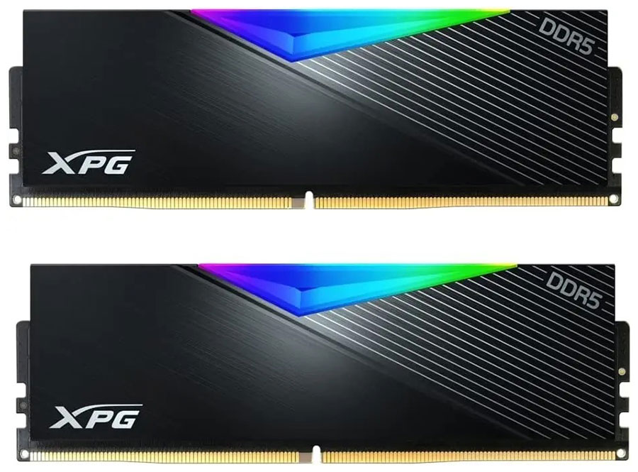Оперативная память Adata DDR5 32Gb (2x16Gb) 6800MHz XPG Lancer RGB (AX5U6800C3416G-DCLARBK)